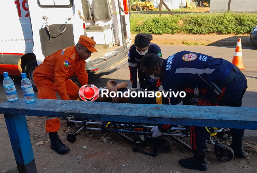 URGENTE: Atropelamento na Três e Meio deixa duas pessoas feridas