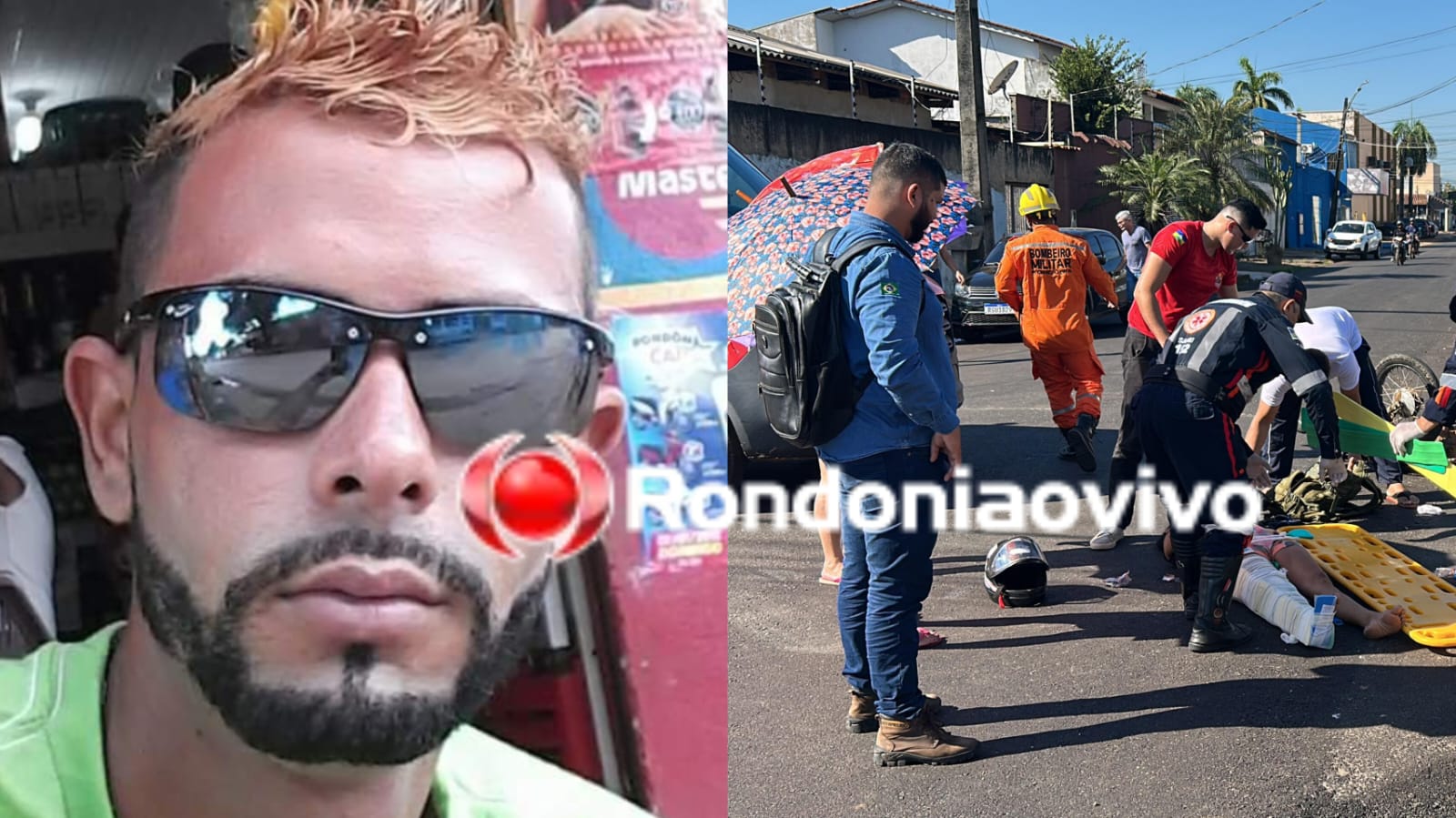 URGENTE: Motociclista vítima de grave acidente na zona Sul morre no hospital 