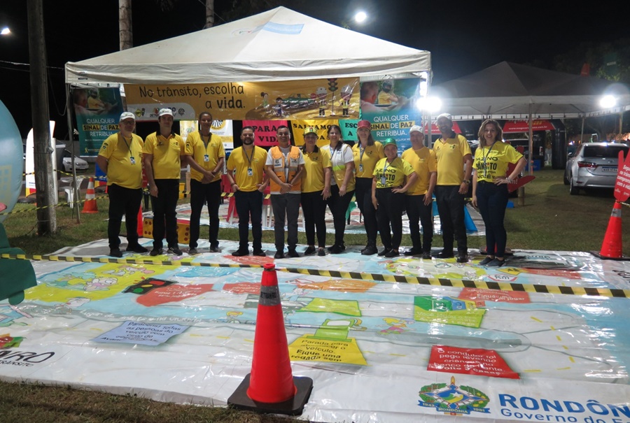 EXPOCOL: DETRAN promove educação de trânsito para crianças