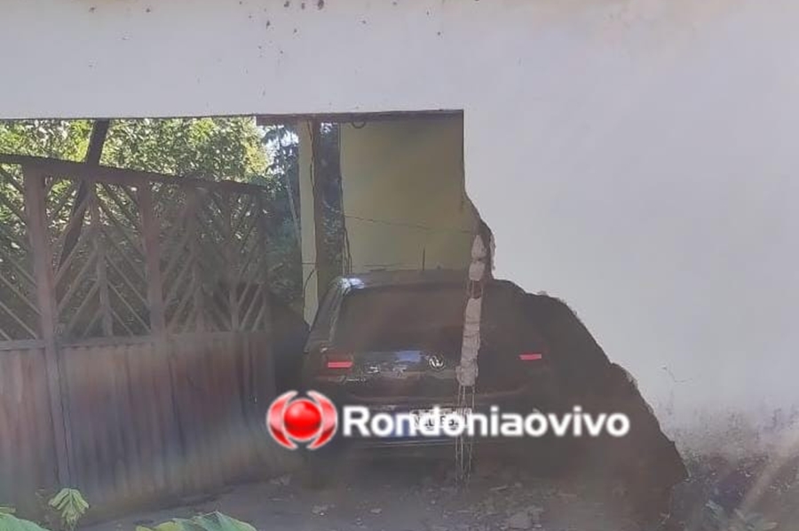 ALTA VELOCIDADE: Motorista de Polo perde controle da direção e causa destruição em casa