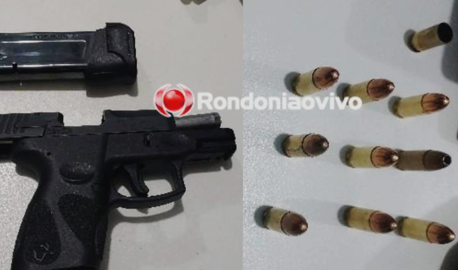 FLAGRANTE: Motorista de Hilux é preso com pistola após efetuar disparos no Centro 