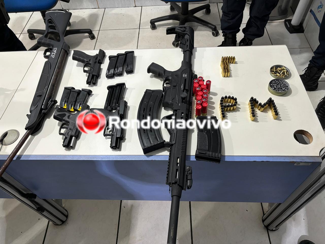ARSENAL: Médico é preso com várias armas após ser acusado de ameaçar ex-mulher 