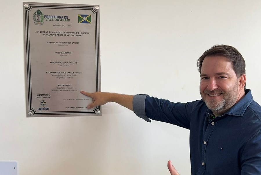 ALEX REDANO: Deputado vistoria reformas e melhorias asseguradas por emendas em Vale do Anari