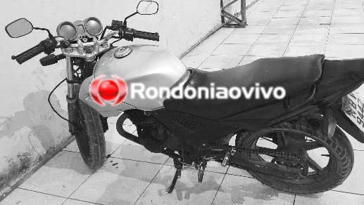 ACABOU NA CADEIA: Homem é flagrado 'passeando' em motocicleta roubada na capital 