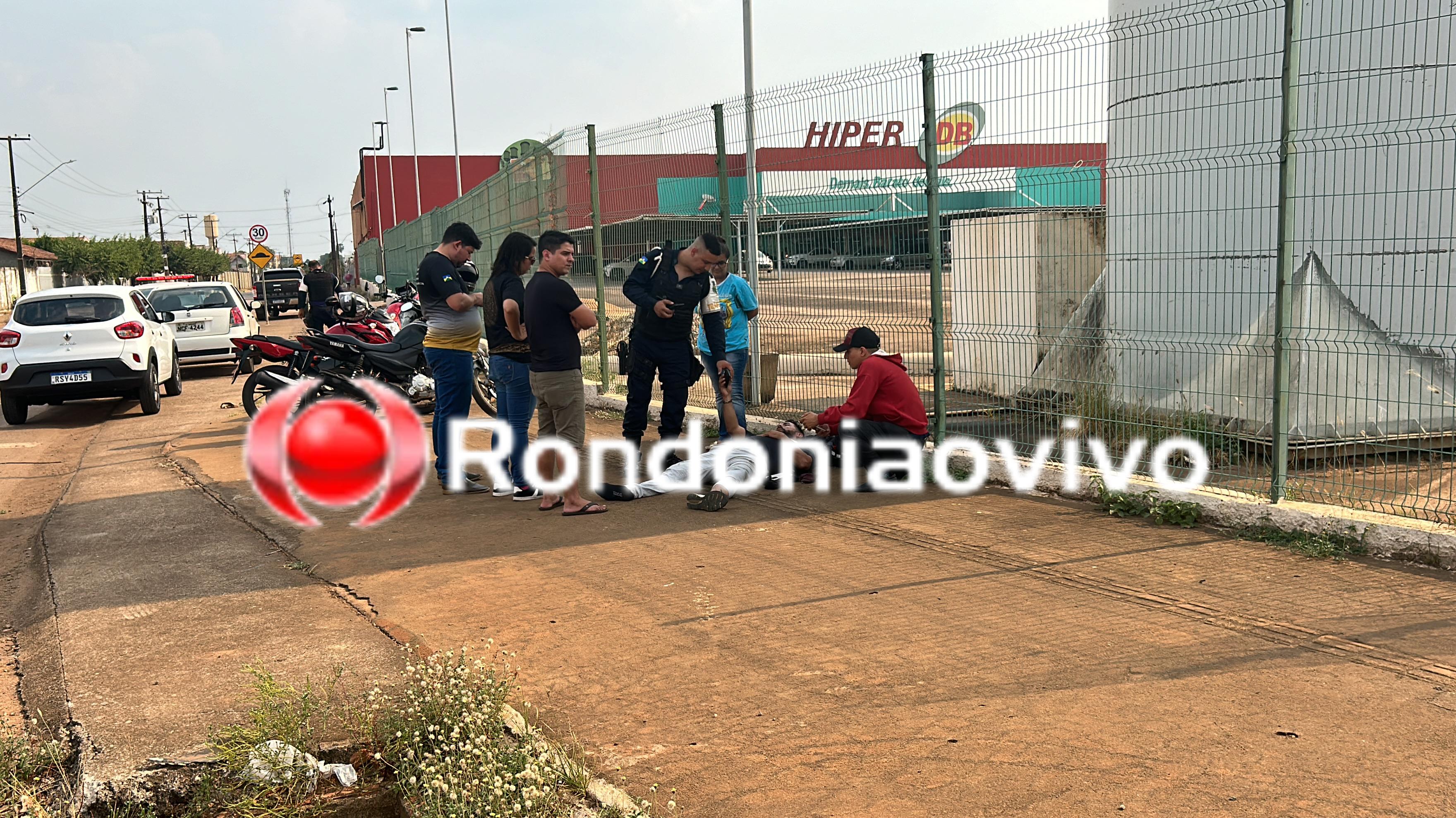 Após discussão no trânsito, motorista de Corolla atropela e arrasta motociclista