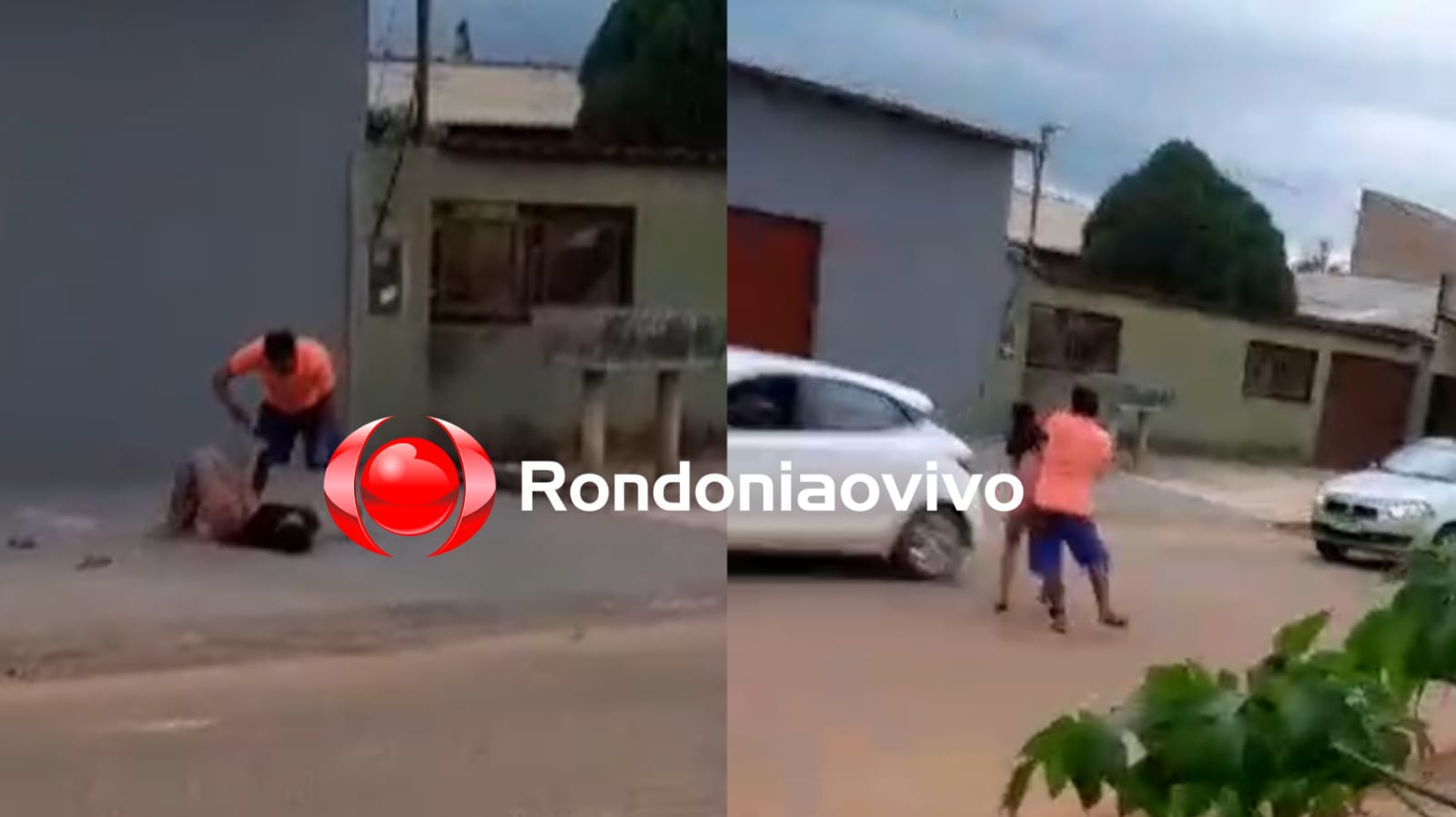 TENTATIVA DE FEMINICÍDIO: Mulher é atacada brutalmente pelo ex-marido; acusado foi surrado por populares 