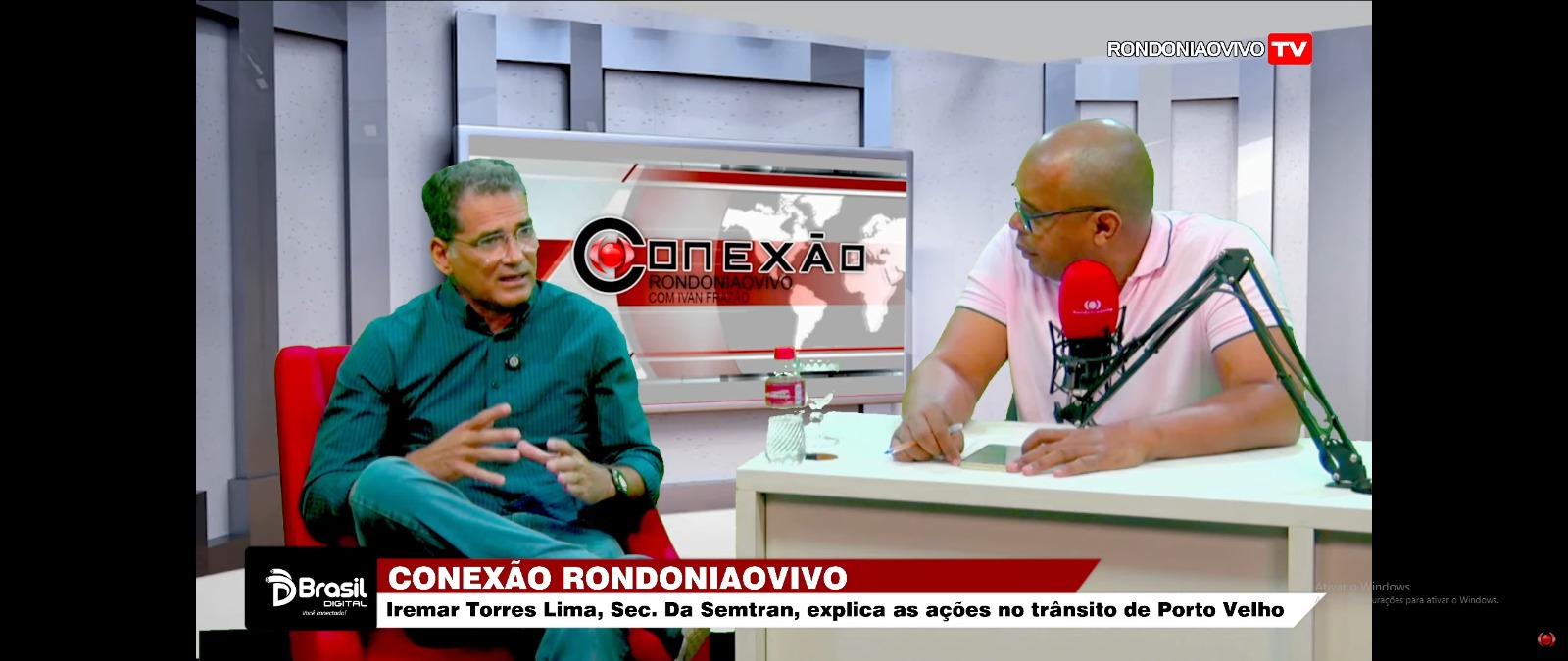 CONEXÃO RONDONIAOVIVO: Iremar Torres Lima, sec. da Semtran, explica as ações no trânsito de Porto Velho