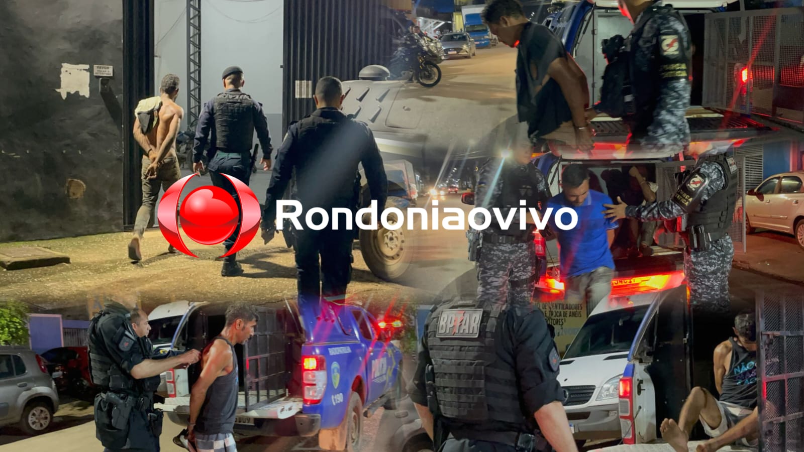 VARREDURA: Operação da PM resulta na prisão de quatro foragidos em Porto Velho 