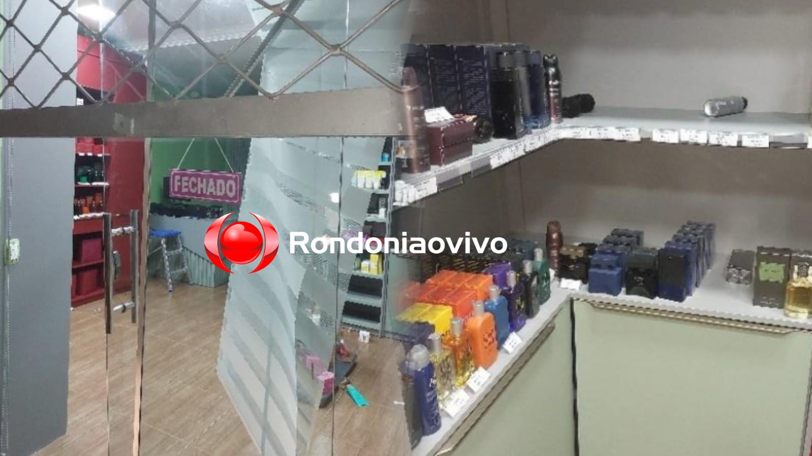 TRIO DO UNO: Ladrões invadem loja de cosméticos e fazem arrastão