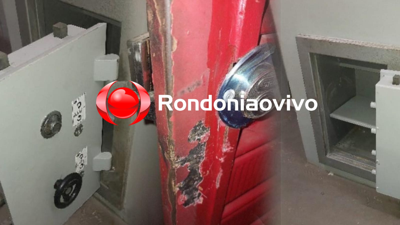 ENCAPUZADOS: Cofre da loja Americanas é arrombado por criminosos durante forte chuva