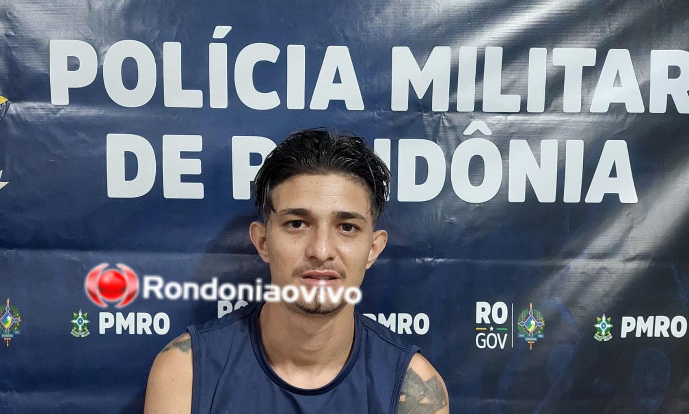 TÁ DE VOLTA: Foragido é preso por equipe do sargento Machado no Tiradentes 