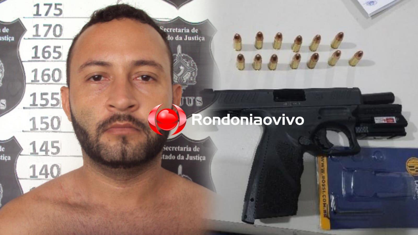 INTERCEPTADO: 'Jhony do Polo preto' é preso com pistola 9mm furtada 