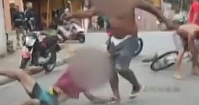 POPULAÇÃO PEGOU: Homem é espancado após agredir e tentar abusar de mulher de 57 anos 