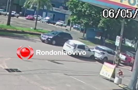 ENGAVETAMENTO: Vídeo mostra acidente envolvendo três veículos na Campos Sales; Motorista preso