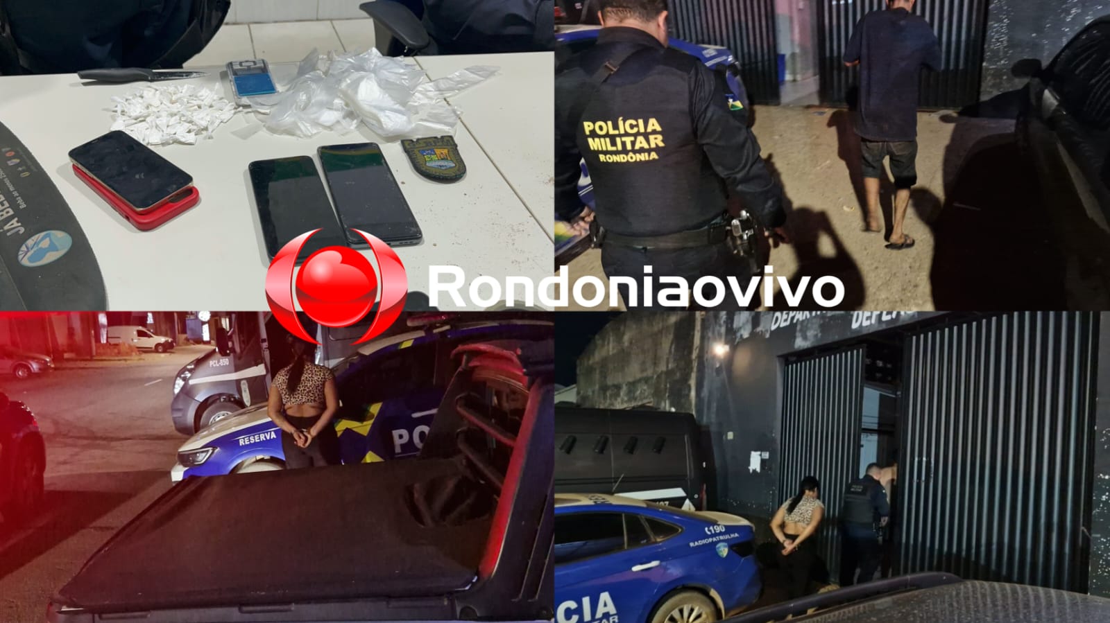 AÇÃO RÁPIDA: Após furto em galpão, PM fecha boca de fumo e cinco são presos