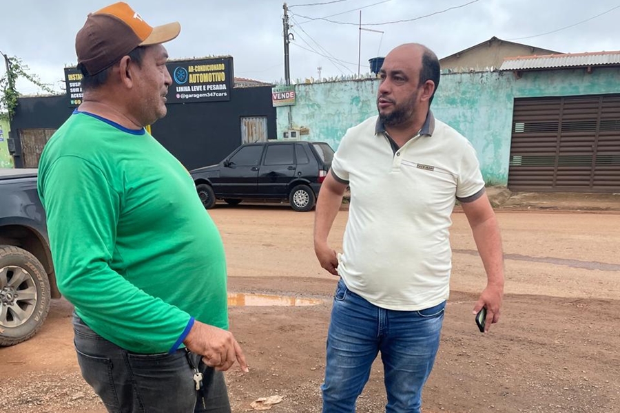 WANOEL MARTINS: Vereador solicita melhorias emergenciais para ruas do bairro cai n’água 