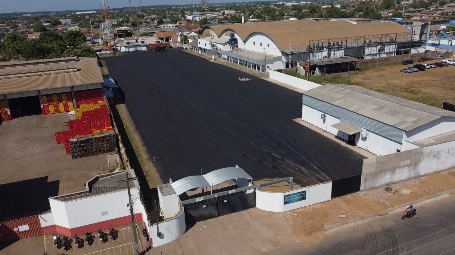 OBRA SANTA: MPRO investiga asfaltamento de pátio da Igreja Assembleia de Deus