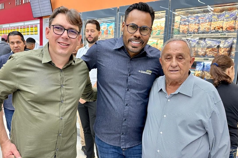 DR. SANTANA: Vereador prestigia inauguração da 21ª unidade do Supermercado Irmãos Gonçalves