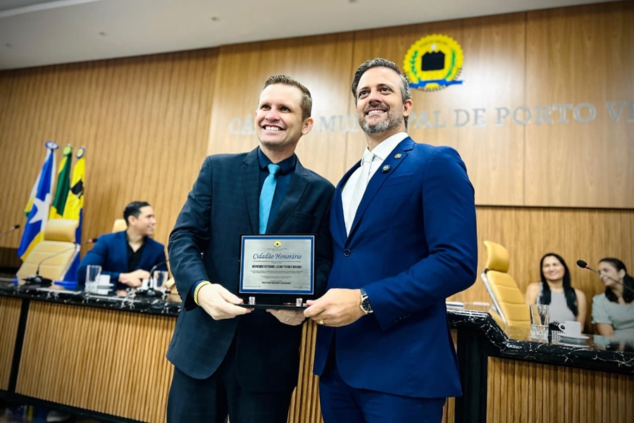 LUCAS TORRES: Deputado recebe Título de Cidadão Honorário de Porto Velho em sessão solene