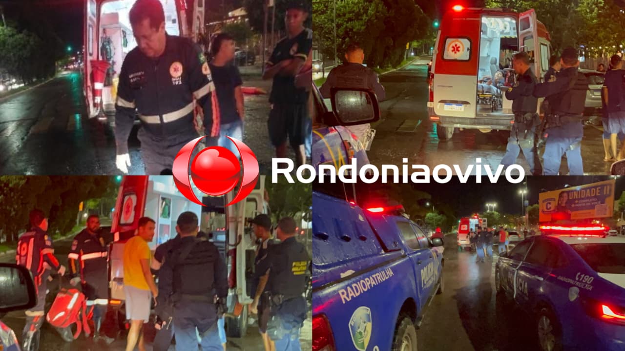 NO SEMÁFORO: Motociclista inabilitado sofre acidente em frente ao shopping 