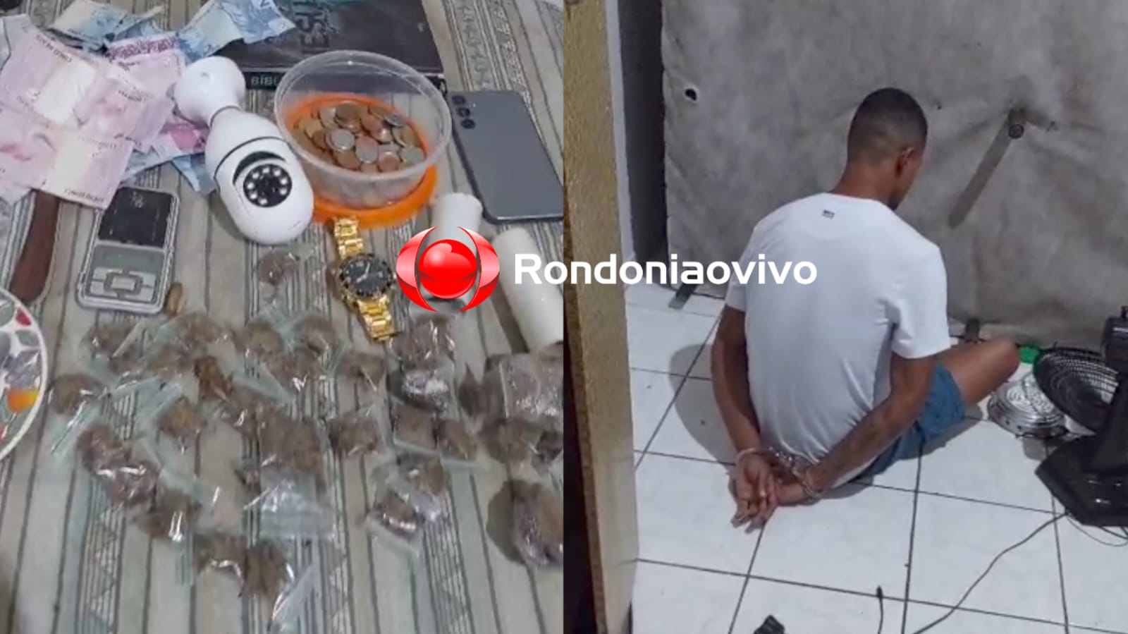 VÍDEO: Equipe do sargento Machado fecha boca de fumo na região Central 