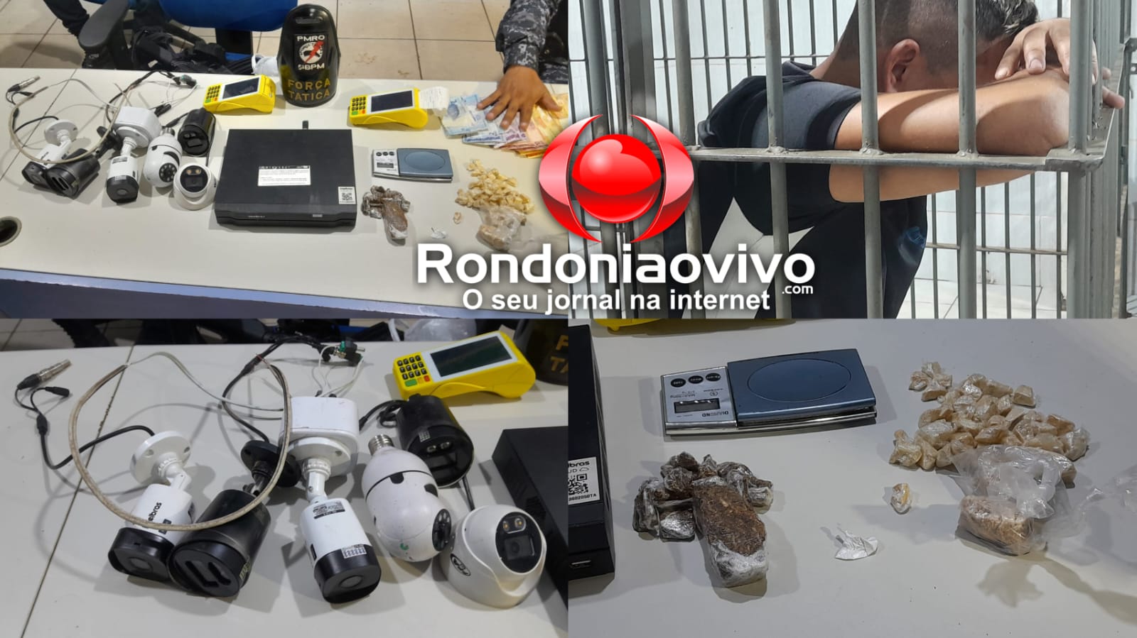 NA DANIELA: Operação da Força Tática fecha boca de fumo em bar e prende acusado