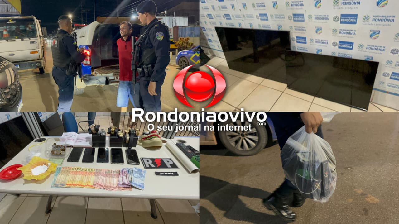 ORGULHO DO MADEIRA: Acusado de tráfico tenta fugir correndo, mas é preso pela PM