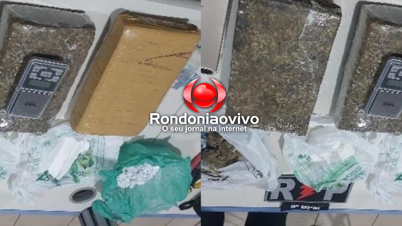 ZONA LESTE: Equipe do sargento Frantz prende foragido com mais de três quilos de drogas