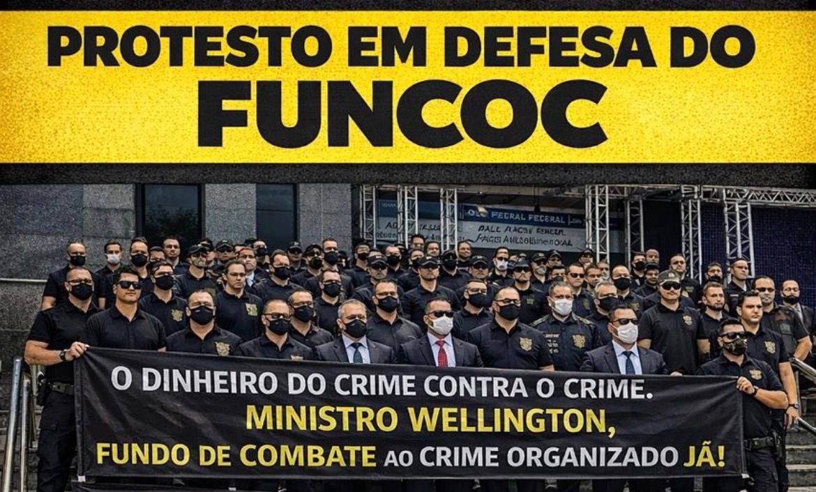 LUTA: Policiais da União fazem mobilização nacional por Fundo de Combate ao crime