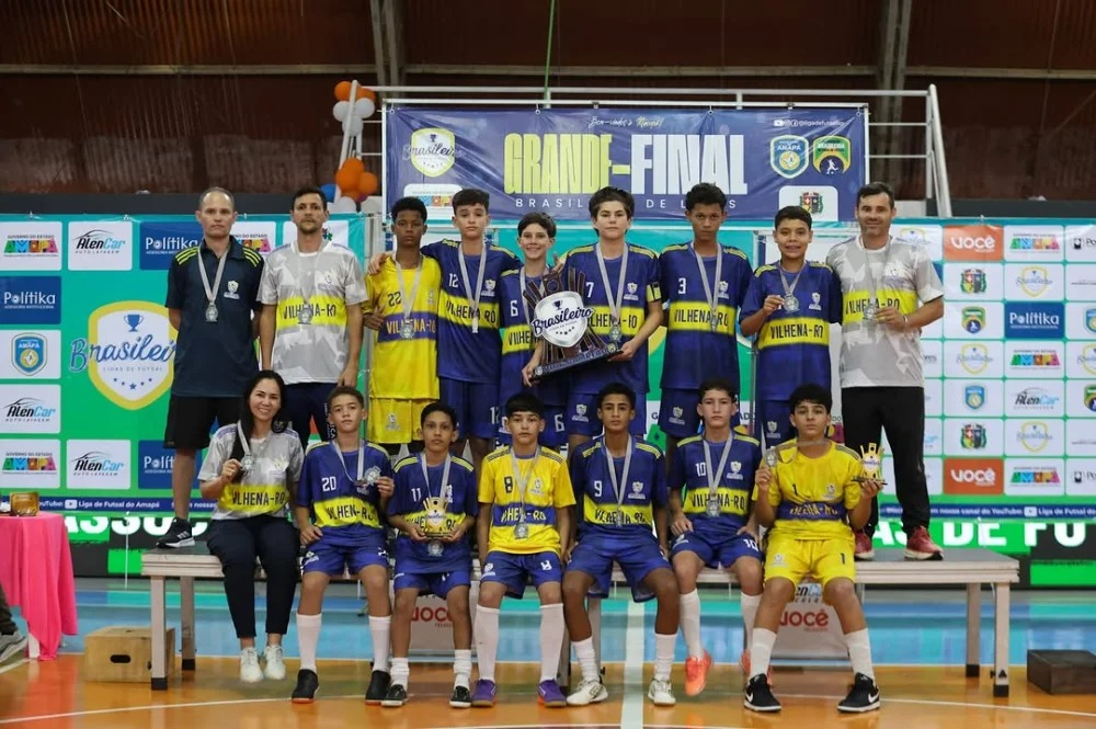 FINAL ELETRIZANTE: América de Vilhena é vice-campeão do Brasileiro de Ligas Sub-14