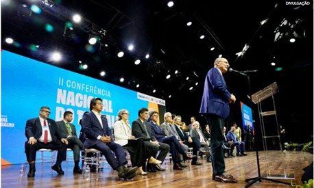 CONFERÊNCIA DO TRABALHO: 'Há uma tendência mundial de redução de jornada de trabalho', diz Alckmin