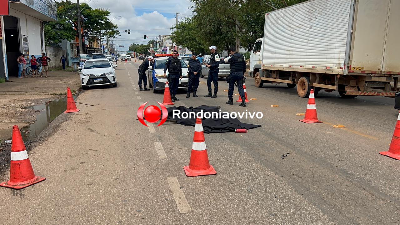 URGENTE: Ciclista morre atropelado por caçamba na Jatuarana