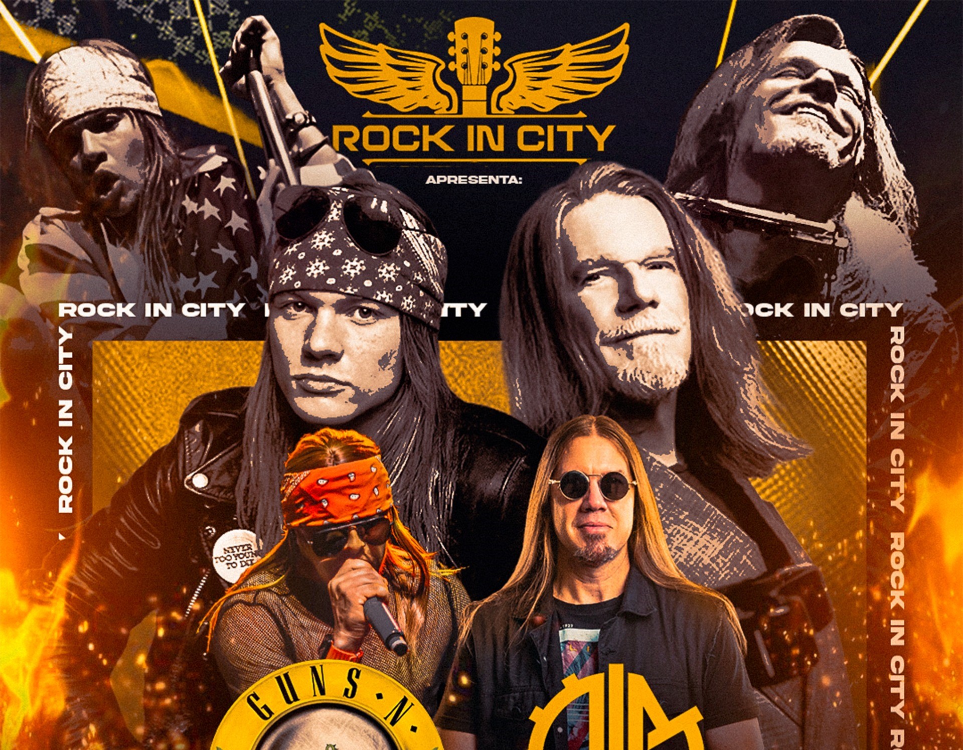 ROCK: Confira os sorteados para curtir cover Guns N' Roses e Engenheiros do Hawaii 