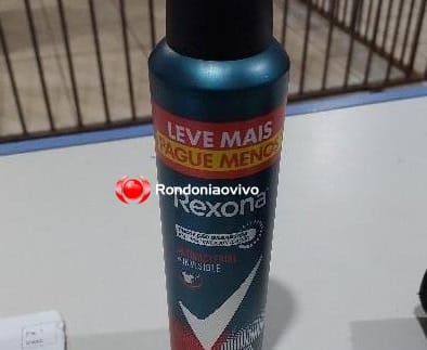 NO ARASUPER: Homem de 56 anos é preso após furtar desodorante 