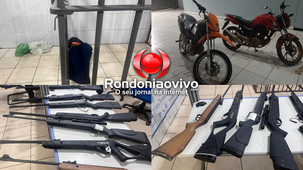 ARSENAL: Criminoso do CV é preso com várias armas furtadas de loja na Imigrantes