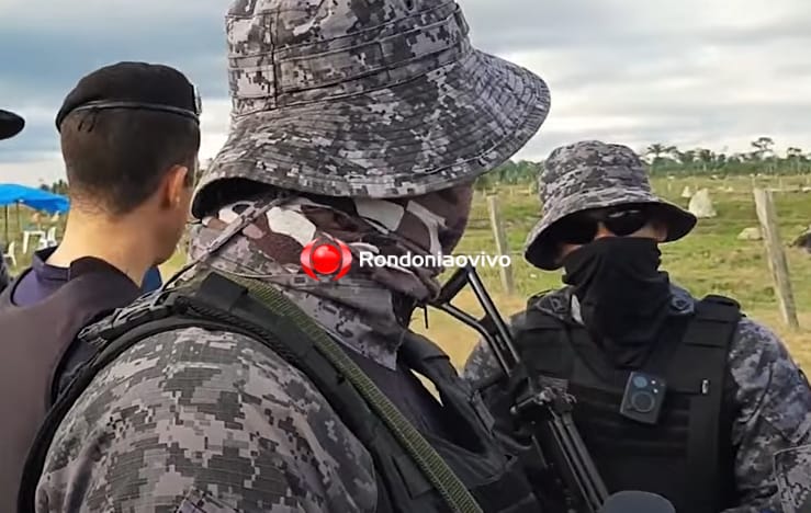 URGENTE: Operação policial busca resgatar corpo em área de conflito agrário