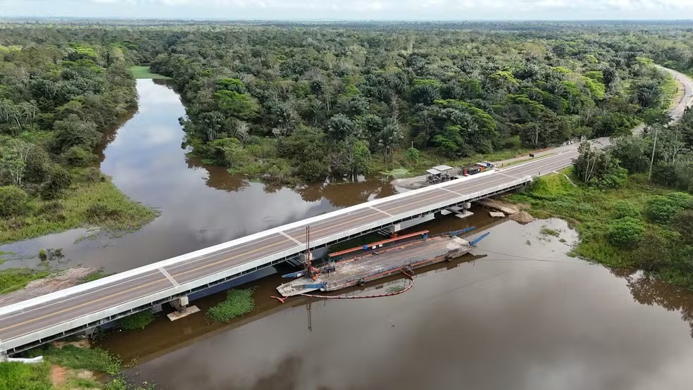 INTEGRAÇÃO: Nova ponte na BR-319 liga Manaus e Porto Velho com mais segurança