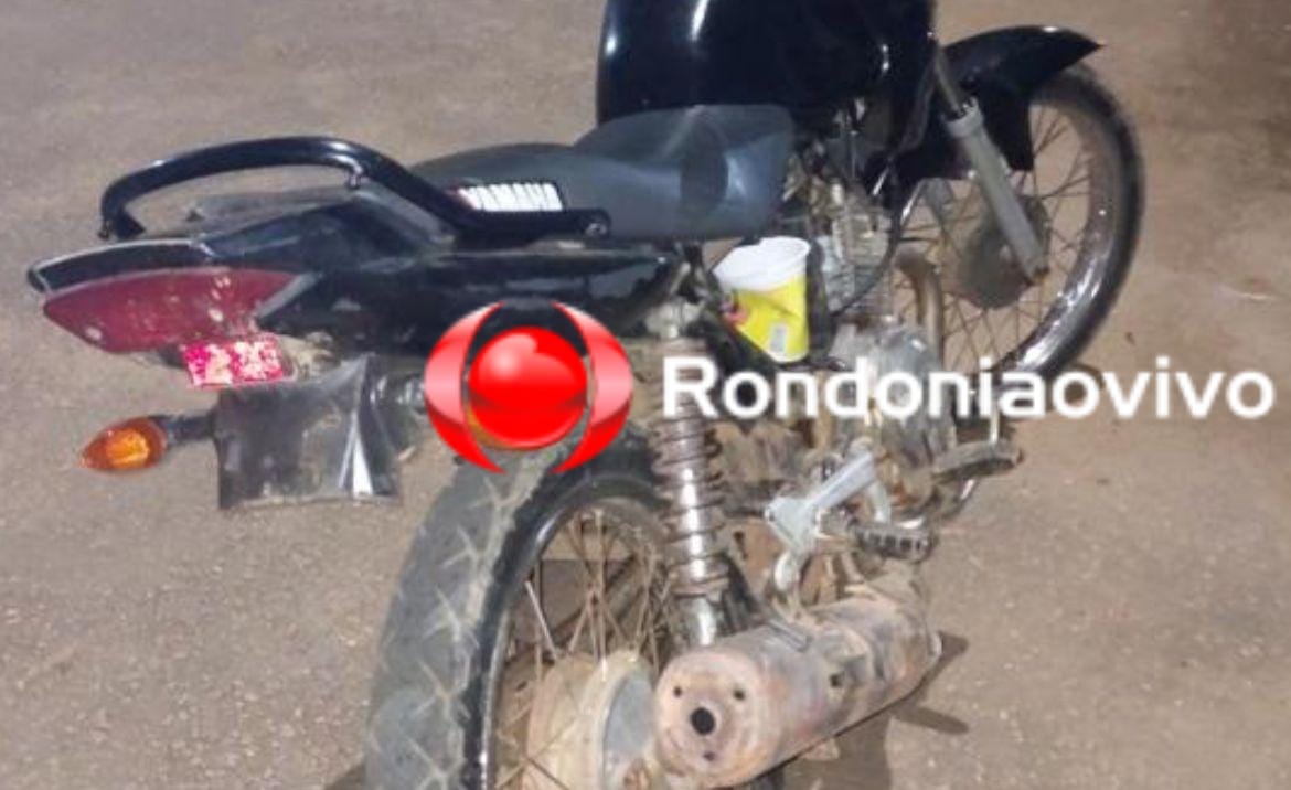 SEM PLACA: Batalhão de Choque flagra adolescente 'passeando' em moto roubada