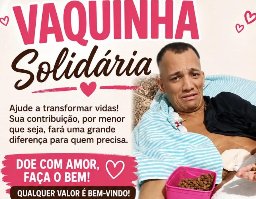 SOLIDARIEDADE: Rodrigo pede ajuda para superar dificuldades após acidente