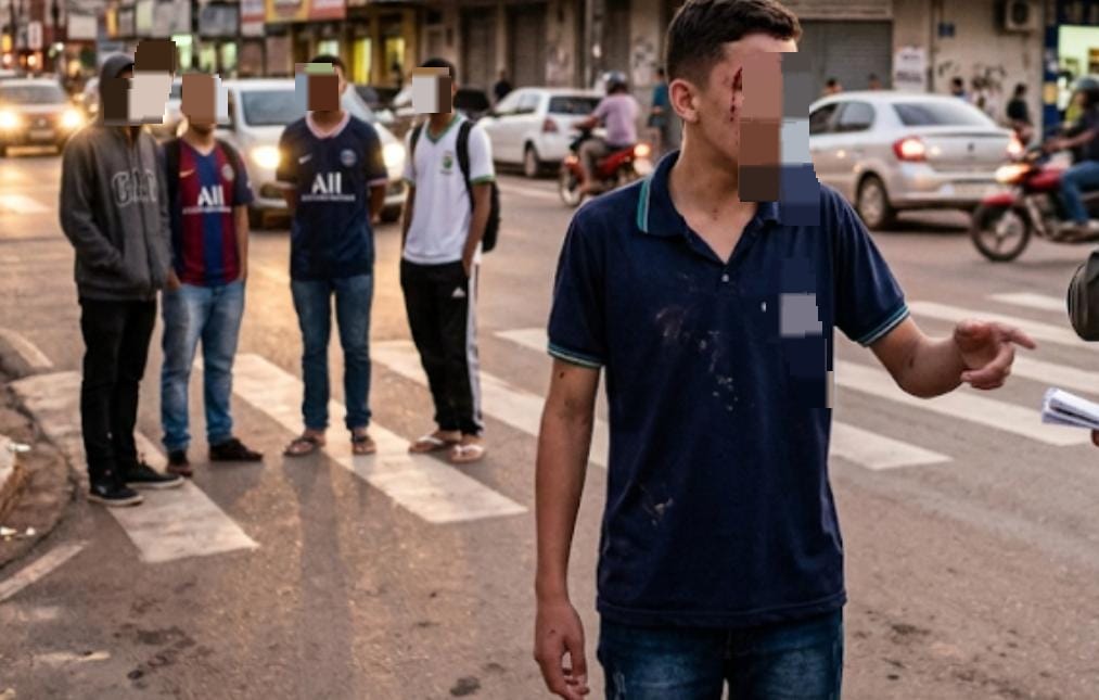 NA FARQUAR: Estudante de 15 anos é agredido e roubado por cinco criminosos