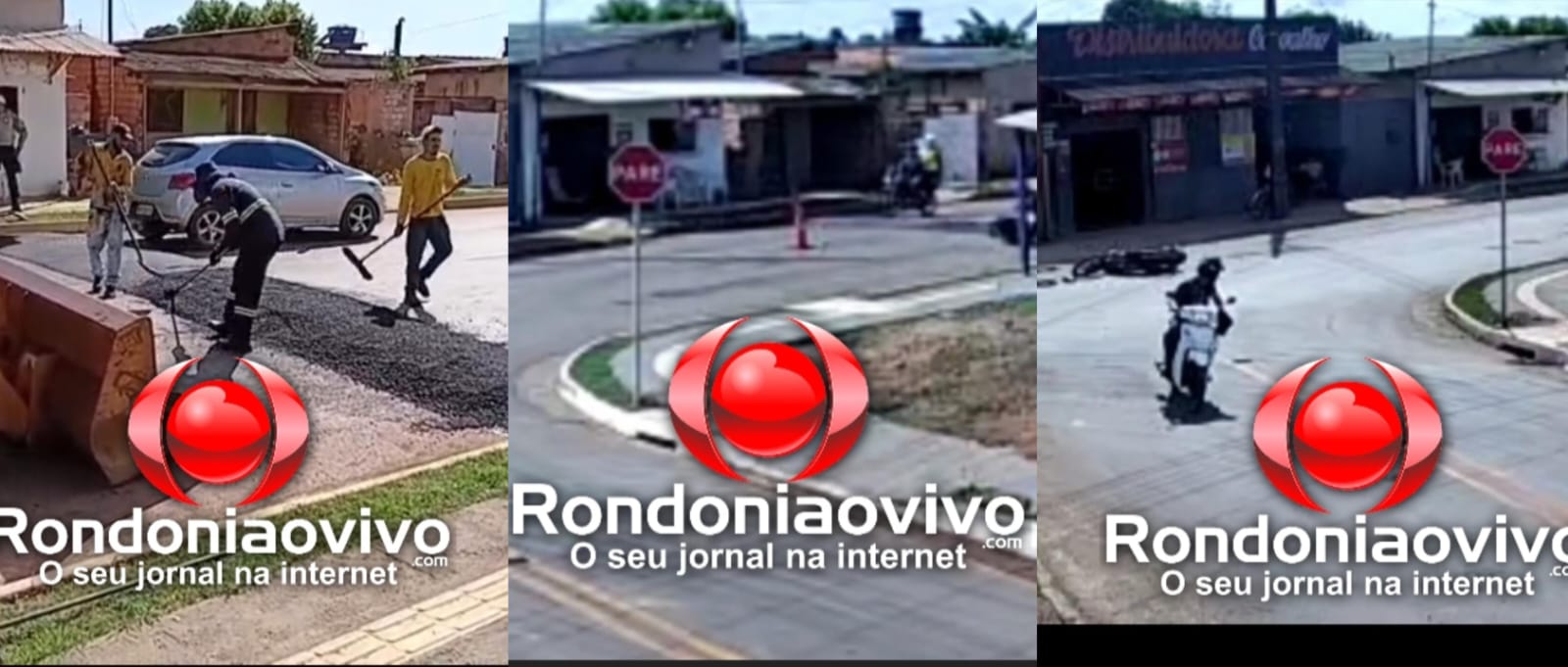 VÍDEO: Lombada sem sinalização causa três acidentes no mesmo dia
