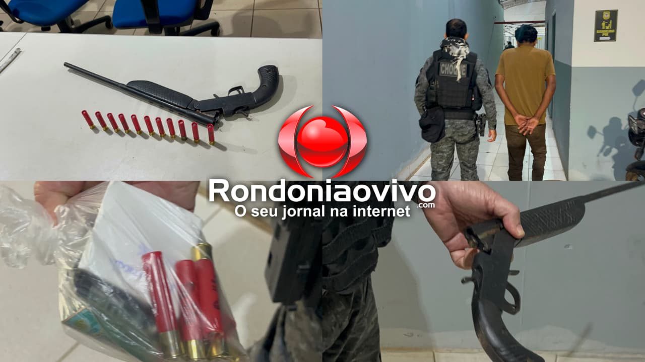 OPERAÇÃO DOMINUS: Homem é preso armado em área de conflito agrário em Nova Mutum