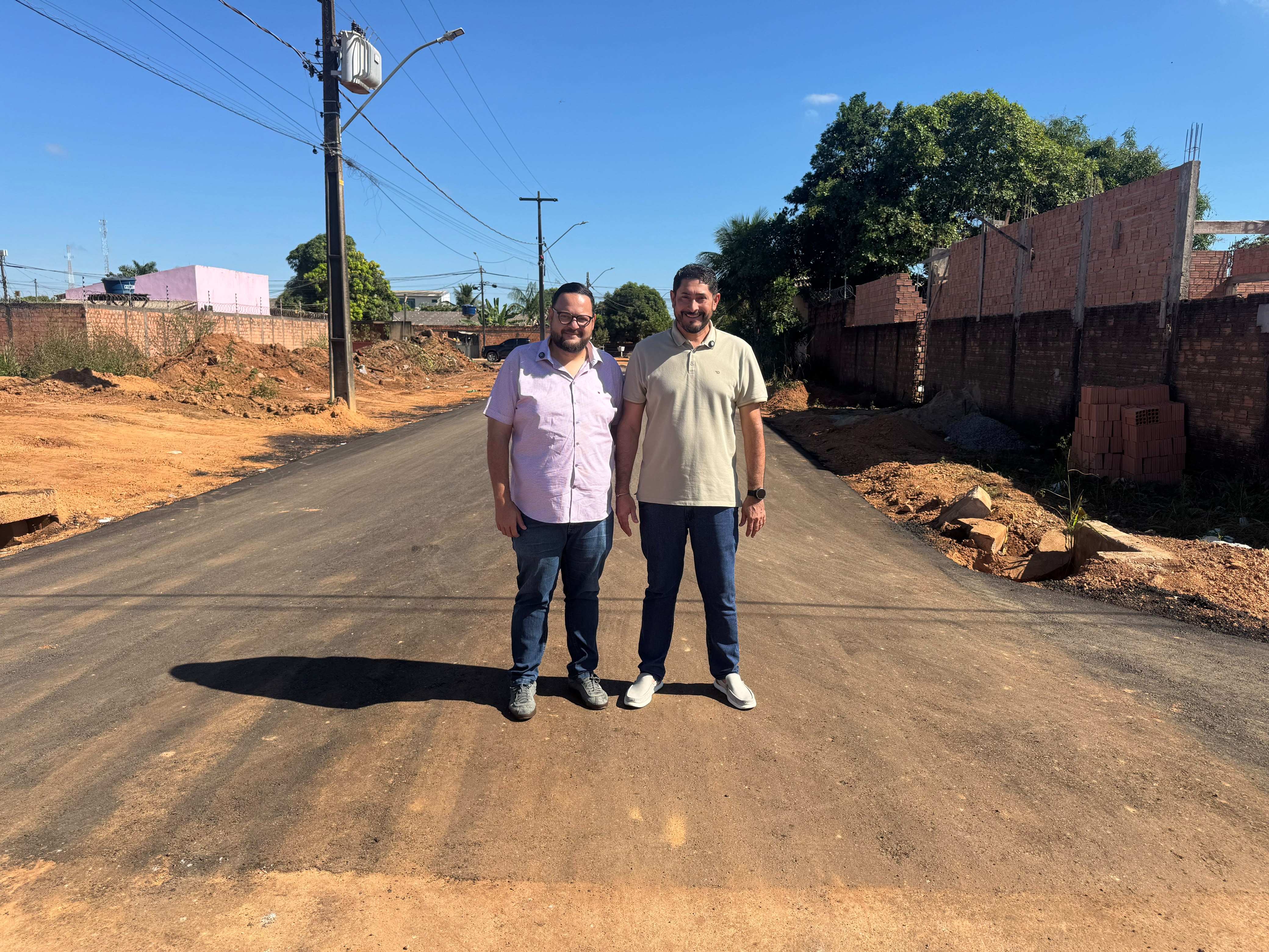 MÁRCIO PACELE: Vereador acompanha avanço das obras de infraestrutura no Parque Amazônia