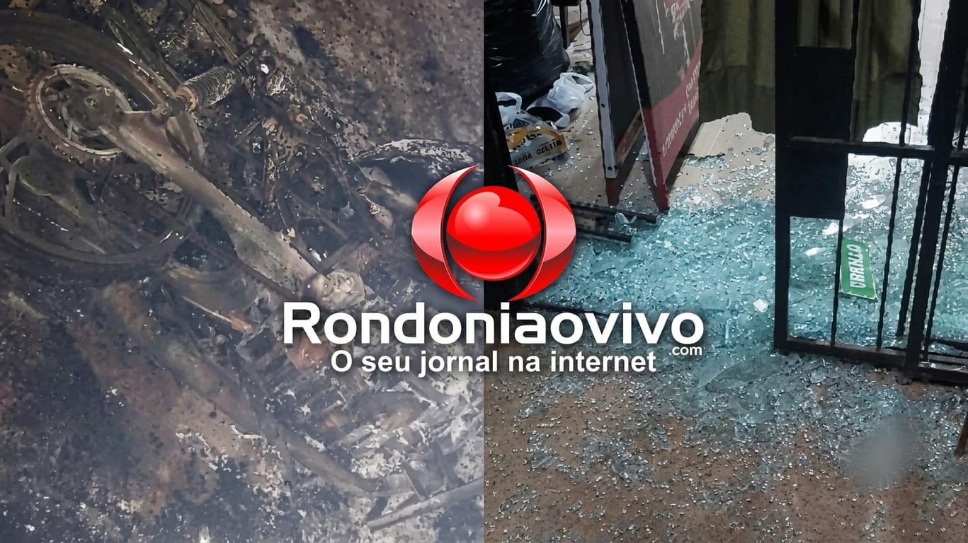 VÁRIOS DISPAROS: Mais uma barbearia é alvo de ataque e moto é incendiada