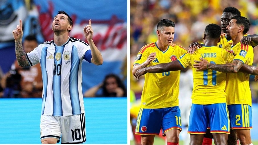FUTEBOL NA COPA: Argentina e Colômbia defendem a América do Sul no mundial de seleções