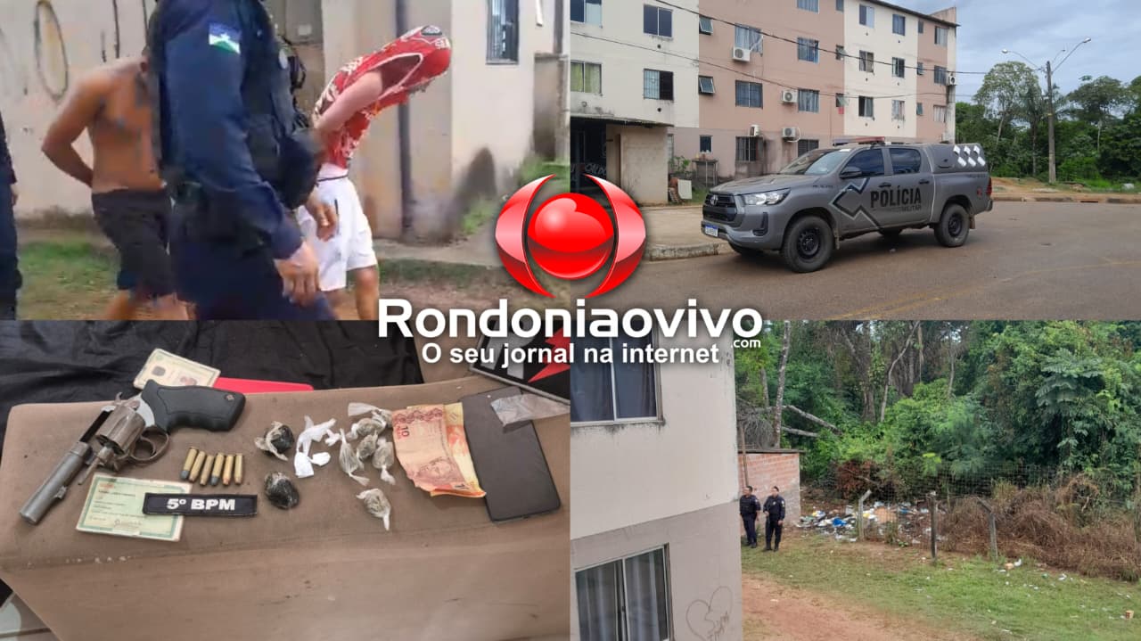 URGENTE: ​Operação do 5º BPM resulta na prisão de criminosos com arma e drogas no Orgulho