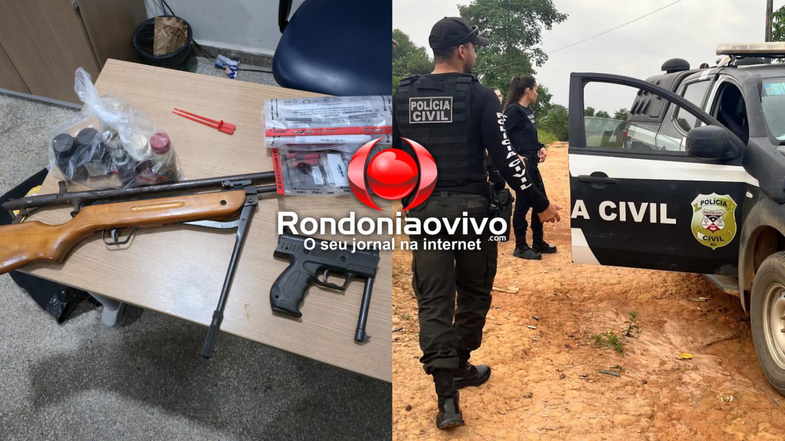 OPERAÇÃO: PC cumpre mandados e prende acusado com várias munições
