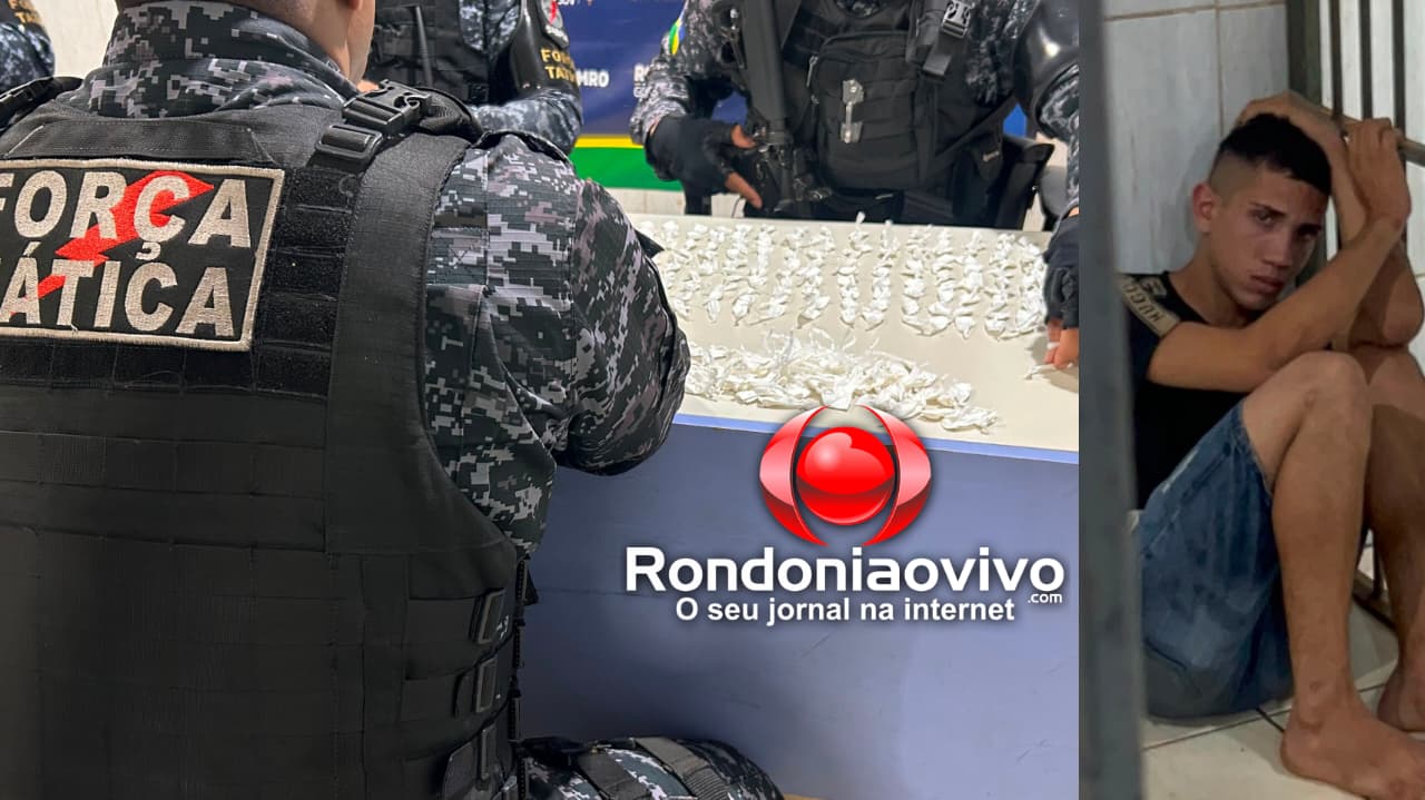 ORGULHO DO MADEIRA: Força Tática prende 'Gabrielzinho do CV' com várias porções de drogas