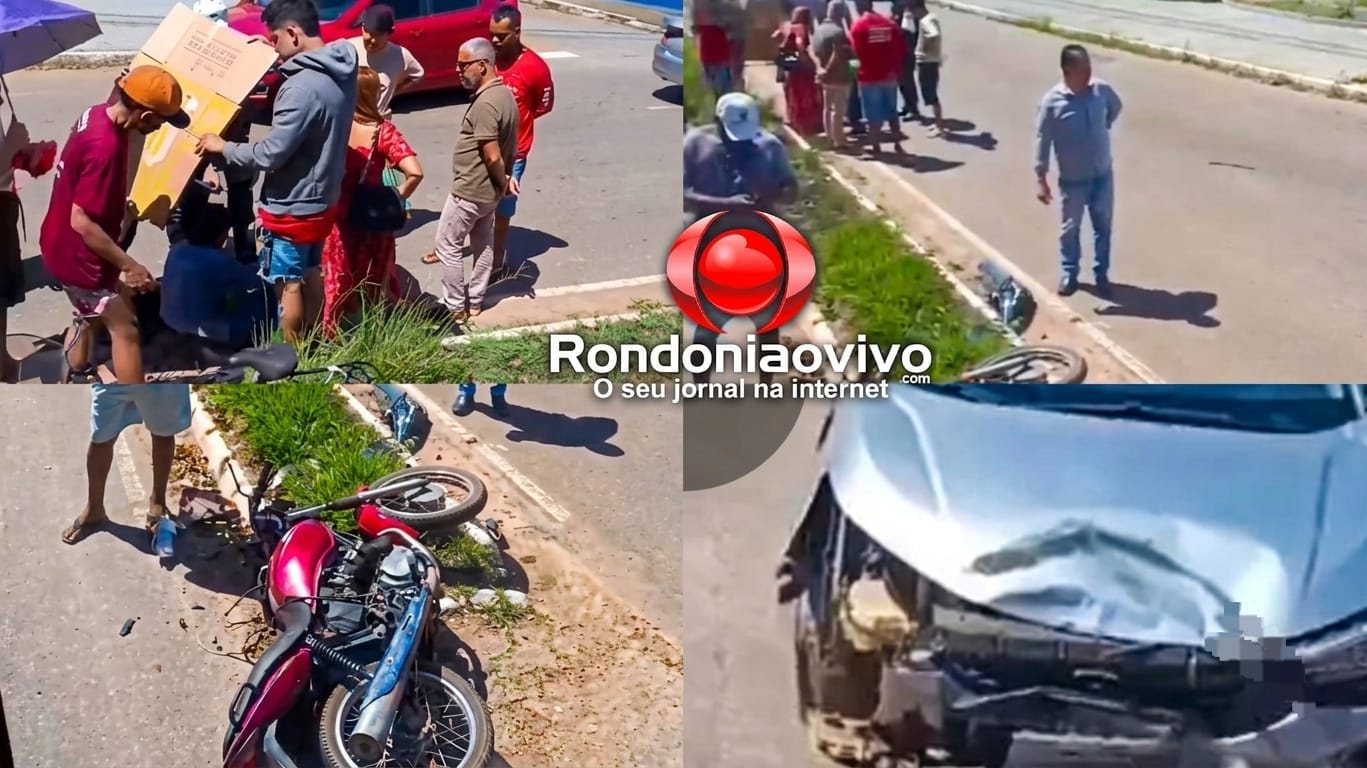 URGENTE: Motociclista sofre grave acidente próximo da Polícia Federal