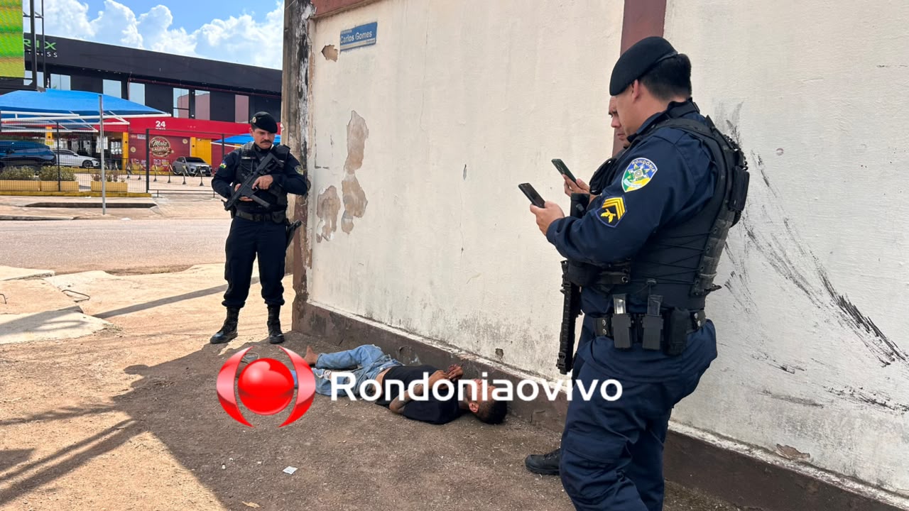 URGENTE: Homem é submetido a disciplina por criminosos próximo da rodoviária